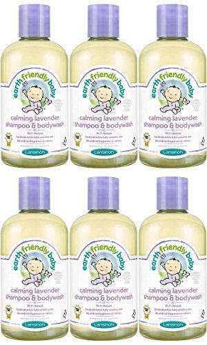 (6 PACK) - Earth Friendly Baby - Lavender Shampoo - Ecocert | 250ml | 6 PACK BUNDLE