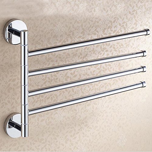 Edelstahl Handtuchhaken Handtuchstange 1 Haken Handtuchhalter Mit 4 Bewegliche Armen F¨¹r K¨¹che Und Bad, Zur Wandmontage, Schwenkbereich 180 - 7