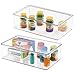 Produktbild mDesign 2er-Set Medikamenten Organizer (medium) - stapelbare Aufbewahrungsbox mit Deckel für Gesundheitszubehör - aus BPA-freiem Kunststoff zur Vitamin-Aufbewahrung im Medizin-Schrank - durchsichtig