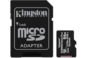 CHEMAGLIETTE! - Kingston micro SDHC 64 GB Canvas Select 80R CL10 UHS-I con adaptador SD