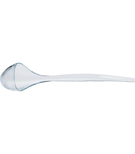 Lot De 10 Louches En Plastique Transparent 7,8 Pouces (20 Cm) - Pour Sauces, Punch, Cuillères De Service - 10