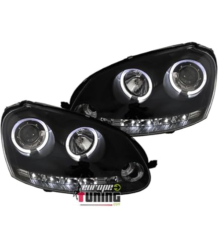Kit Phares Avant Halogène Pour VW Golf IV (1J) 1997-2003 - Sans Feu Antibrouillard, Pour Conduite à Droite