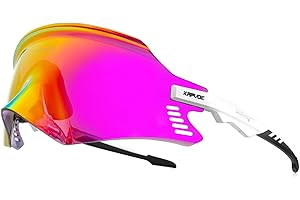 KAPVOE Lunettes de vélo VTT Sports Lunettes de soleil Vélo Moto BMX Hommes Femmes K2