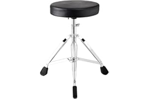 LeSage Drum Stool Adult Height Drum Throne with Anti-Slip Feet Folding Foldable Music Guitar Stool