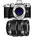 Price comparison product image Olympus OM-D E-M5 Mark II (Silver) (Body Only) V207040SU000 OM D EM5 EM M5 + Olympus M Zuiko Digital ED 12-40mm f/2.8 Pro Interchangeable Lens V314060BU000 Camera Lens Bundle