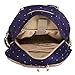 LCY Perfect Pockets Backpack Baby Changing Bag Dark Blue Dots