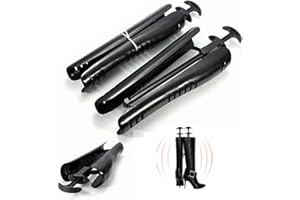 GINGER TECH Alberi per stivali automatici neri, 40,6 cm, albero per stivali automatico, extra lunghi, inserti per scarpe da equitazione per scarpe da uomo e donna