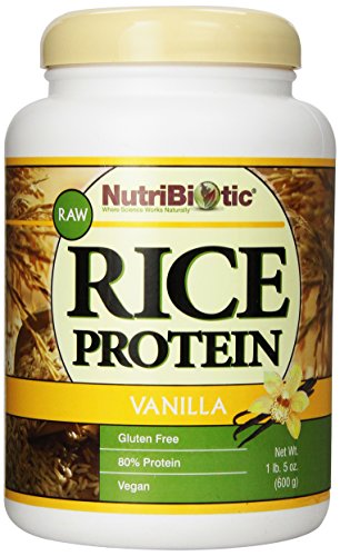 Nutribiotic Rice Protein, Vanilla, 21 Ounce