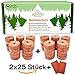 Produktbild BeeyoTec VORTEILSPACK 2x25 [50 Stück] Mottenschutz aus Zedernholz + 2x GRATIS Schleifpapier + Praktische Aufbewahrungsbox