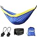 Produktbild Hängematte Outdoor Hängematte Ultraleichte Camping Hängematte 453kg Tragfähigkeit (200x300cm) Atmungsaktiv schnell trocknende Fallschirm Nylon für Camping Garten Strand Travel