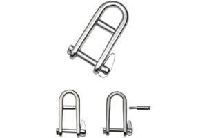 ‎ARBO-INOX ARBO-INOX® - Schlüsselschäkel - mit herausnehmbaren Steg - Edelstahl A4-5mm