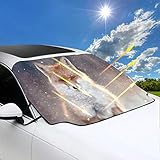 · Material: el tejido impermeable recubierto puede proteger eficazmente el sol de su automóvil, protegerlo eficazmente del envejecimiento y el calor, y crear el ambiente interior más cómodo y fresco. Portátil y dimensionado para facilitar su transporte y almacenamiento sin ocupar demasiado espacio.