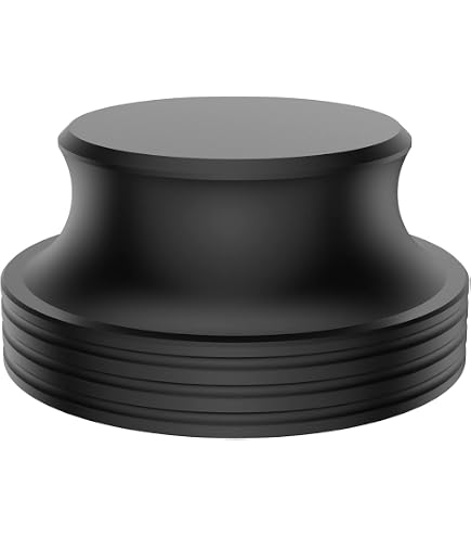 Stabilisateur Disque Vinyle Blank #021bk - Poids 425g Aluminium - Améliore Son Platine