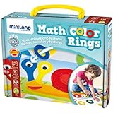Miniland - Math Color Rings, juego educativo, multicolor (31796)