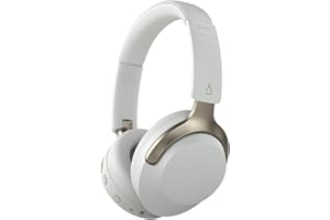 CREATIVE Zen Hybrid SXFI Kabellose Over-Ear-Kopfhörer mit Super X-Fi-Technologie, adaptiver hybrider aktiver Geräuschunterdrückung, Umgebungsmodus, bis zu 70 Stunden, Low-Latency-Modus (Hellgrau)