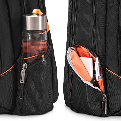 Everki Flight     Laptop Rucksack f  r Notebooks bis 16 Zoll  40 6 cm  mit durchdachtem F  cher-Konzept  weich gef  ttertem iPad Tablet-Fach und weite