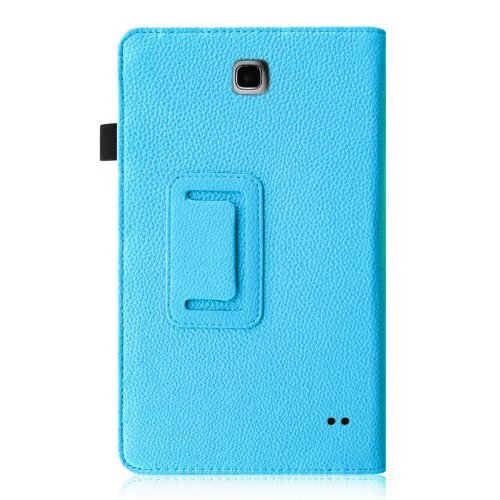 Fintie Samsung Galaxy Tab 4 8.0 Hülle Case – Slim Fit Folio Kunstleder Schutzhülle Cover Tasche mit Ständerfunktion für Samsung Galaxy Tab 4 8.0 SM-T330 SM-T335 (mit Auto Schlaf / Wach Funktion), Blau - 3