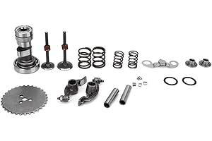 Motorcycle Camshaft Engine Kit, Dioche Racing Cam Camshaft Kit Fit for Chinese YX140 YX 1P56FMJ Engine Pit Dirt Trail Bike Stainless Steel