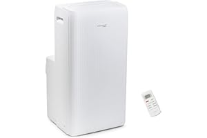 IRIS OHYAMA Woozoo, Climatizzatore Reversibile, Ventilatore, Deumidificatore e Riscaldatore 4-In-1, 23M², 12000Btu/H, 3,5Kw, Telecomando, Funzione Sleep, Mobile - Climatizzatore Portatile Ipe-1221Gh - Bianco