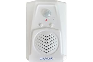 WAYTRONIC Infrared Motion Sensor Activated Audio Recordable Player with USB Cable,Download MP3 Files Freely for Shop Entry Greeting Alarm