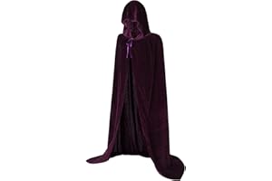 Cloudairy Halloween Umhang mit Kapuze, Teufel Kostüm Hexenkostüm Vampir Umhang Erwachsene Halloween Kostüm Damen und Herren