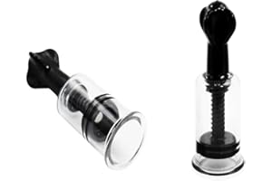 DFSUCCES Cupping Set,Sucker, 2 Pcs Cupping Therapy Set,Vacuum Twist Suction Cupping,Vacuum Cupping Therapy,for Relaxation Pain Relief（Black）