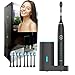 Produktbild xuehaostore Sonicare FlexCare Platinum Elektrische Zahnbürste - Schallzahnbürste mit UV-Reinigungsstation, 8 Bürstenköpfen, Drucksensor, 6 Programmen, 3 Intensitäten, Timer & Etui – Schwarz