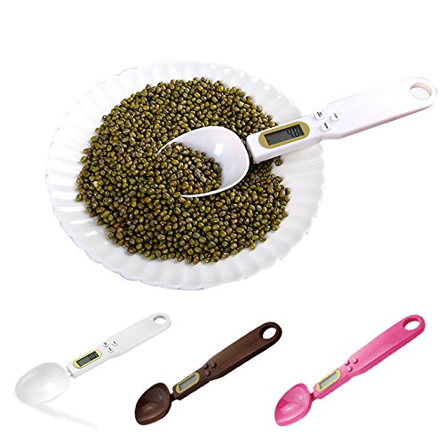 lzn 500g/0.1g Digitale Löffelwaage Küchenwaage Einstellbare, LCD-Anzeige zum Abmessen von Mehl Zucker/ Gewürze/ Milch/ Kaffee, in 4 Maßeinheiten: Unzen, Gramm, Karat, Körnung - 2