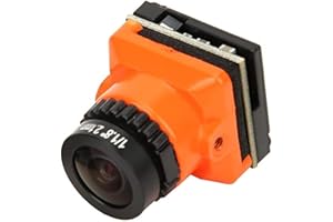 Ezweiji FPV Kamera, 1500Tvl 2.1Mm Objektiv OSD, geringes Gewicht, niedriger Stromverbrauch, für Quadcopter Drohne orange FPV Kamera