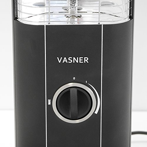 VASNER StandLine Mini 12 Infrarot Stand-Heizstrahler – schwarz – 1200 Watt mit Thermostat - 4
