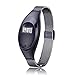 Produktbild Frau fashion Jewelry Smart Watch Armband Bands mit Blut Druck Messen Herzfrequenz Monitor Bluetooth, Sync für LG iPhone Samsung HTC Huawei Android und IOS Handy, schwarz