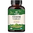Neem turmeric tablets Ayurvedic | It’s Helping to Anti Acne | Anti Bacterial & Fungal infections | Skin Wellness | Chronic UTI - 120 Veg Tablet (Pack of 1)
