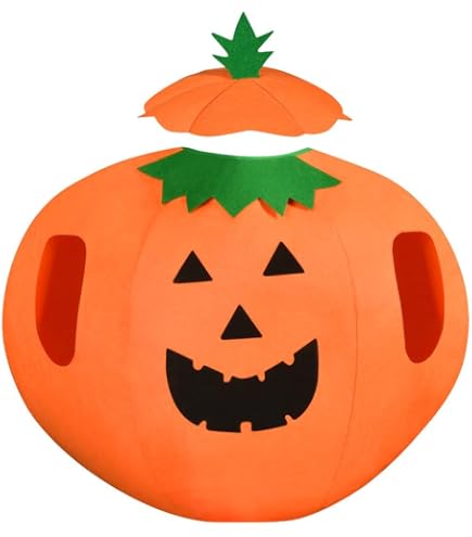 Smiffys Kürbis-Kostüm Für Kleinkinder – Halloween-Anzug Mit Kapuze, Orange/schwarz, Größe 1–2 Jahre