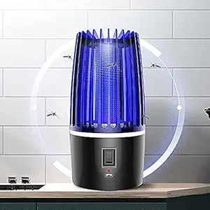 Manki Fashion New USB Inhalation Bug Zapper Pest Control LED Mosquito Killer Lamp Household Photocatalyst Without Radiation for Home Living Room