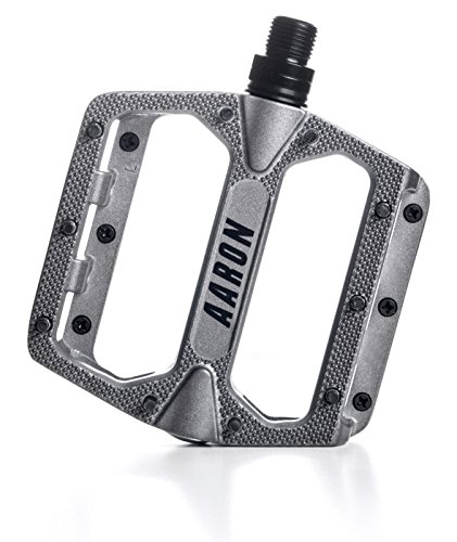 AARON Rock Plattform Mountainbike / MTB Pedale mit hochwertiger Lagerung und top Grip, Trekking Fahrradpedale, verschiedene Farben - 2