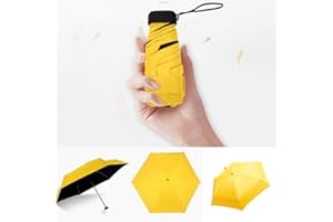 FENSIN Ultra Light Mini kompakte taschenschirm Reise Regenschirm - Winddicht Tragbar Sonnenschirm Sonne & Regen Outdoor Golf Regenschirm UV- Schutz für Damen Herren Kinder