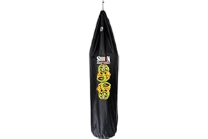 SHIHAN POWER SPORTS Boxing Bag Cover, Snake Cobra KAIS Waterproof, 5-6ft x 24in, Black, Adult, Punching Bag