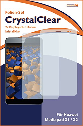 2 x mumbi Schutzfolie Huawei Mediapad X1 / X2 Folie Displayschutzfolie - 3