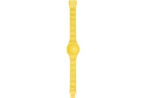 HIP HOP CINTURINO DONNA SOLARE 34 MM REGOLABILE IN SILICONE GIALLO HBU0534