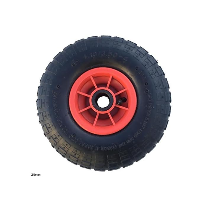 Buy 10" Pneumatic 4.10 /3.504 Sack Truck Trolley Wheelbarrow Wheel