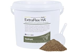 FEEDMARK EXTRA-FLEX HA | High Spec Equine/Horse Joint Supplement With Rosehips To Provide Comfort To Worn/Tired Joints | 30 Days Supply | 1.35kg | 100% British Made | UFAS & BETA NOPS Accredited