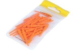CUESOUL Touch-Point Soft Tips Dart Point 2BA Filetage Standard, Paquet de 80 Pièces, Utilisation Durable