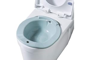 AIITLLYNA Bidet Portatile per WC Universale,Bidet Portatile per Donne in Gravidanza,Rialzo WC e Bidet in per Anziani e Disabili,Adatto a tutti i WC Standard,Blu