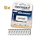 Produktbild 9x Nemaxx Lithium 9V Block Batterie Set für Rauchmelder 10 Jahre Lebensdauer