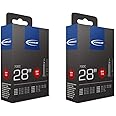 Schwalbe Unisex's SV15 Inner Tube, Black, 700C Pack of 2