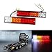 Produktbild SMKJ 1Paar Anhänger Rücklicht 20 LED Blinker Heckleuchte Rückfahrscheinwerfer wasserdichtes IP65 DC12V Rot-Bernstein-Weiß Für Aoto/LKW/Anhänger/Lastwagen