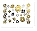 Premium Metallic Tattoos - 75+ Shimmer Designs in Gold, Silver, Black - Temporary Fake Jewelry Tattoos - Bracelets, Feathers, Wrist & Arm Bands, & More By Terra Tattoos (Aja Collection)