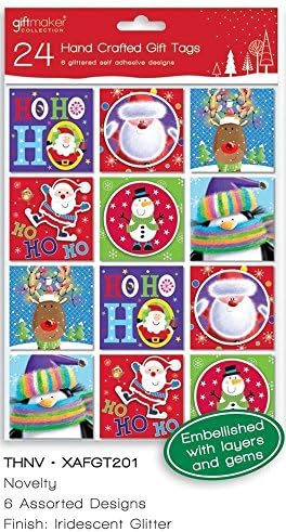 Cute Hand Crafted Gift Tags 24 Pack (THNV)