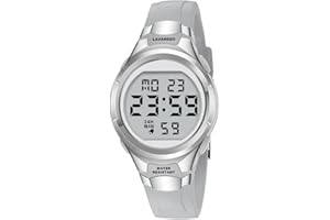 Timever Orologio da Donna con Cinturino in Silicone,Orologio Digitale da Donna con Sveglia,Cronometro,Data,Luce