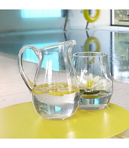 Leonardo Giardino Krug, Wasserkrug, Glaskrug, Saft Kanne, Glas, Klar, 3 L, 10239 - 2